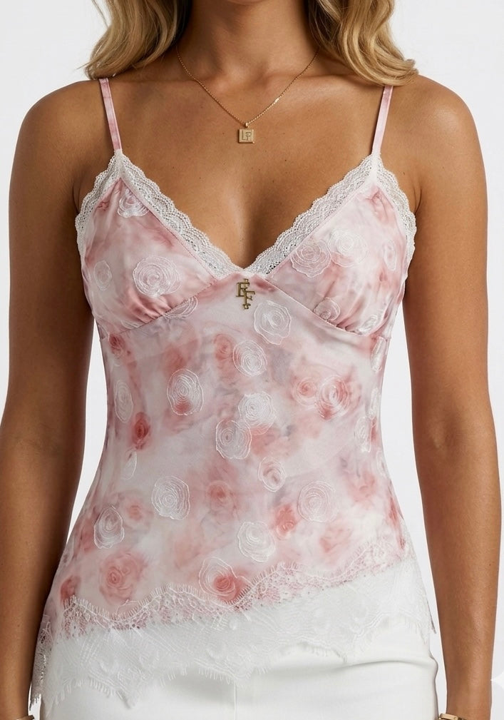 Blush Rose Satin Cami